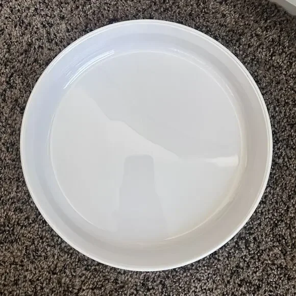 Corning Ware F-3-B French White 24 cm 10 inch Round Quiche Baking Dish - Picture 2 of 8